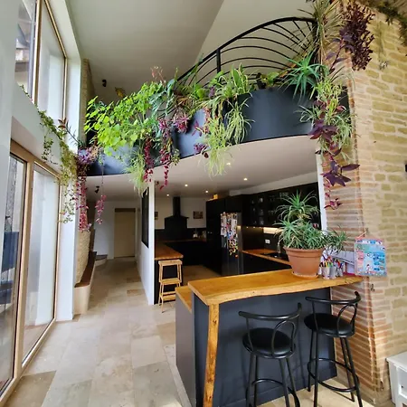 לינה וארוחת בוקר Au Moulin Du Miech Salvagnac